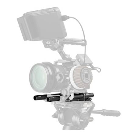 SmallRig 5609 - zestaw, dolna płyta montażowa z otworami na pręt, 2x pręty 15mm_Przykład użycia_2